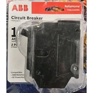 ABB Circuit Breaker Plug On 2-Pole 100A 240V THQL21100PA